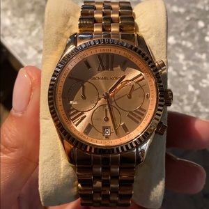 Women’s Michael Kors rose gold watch